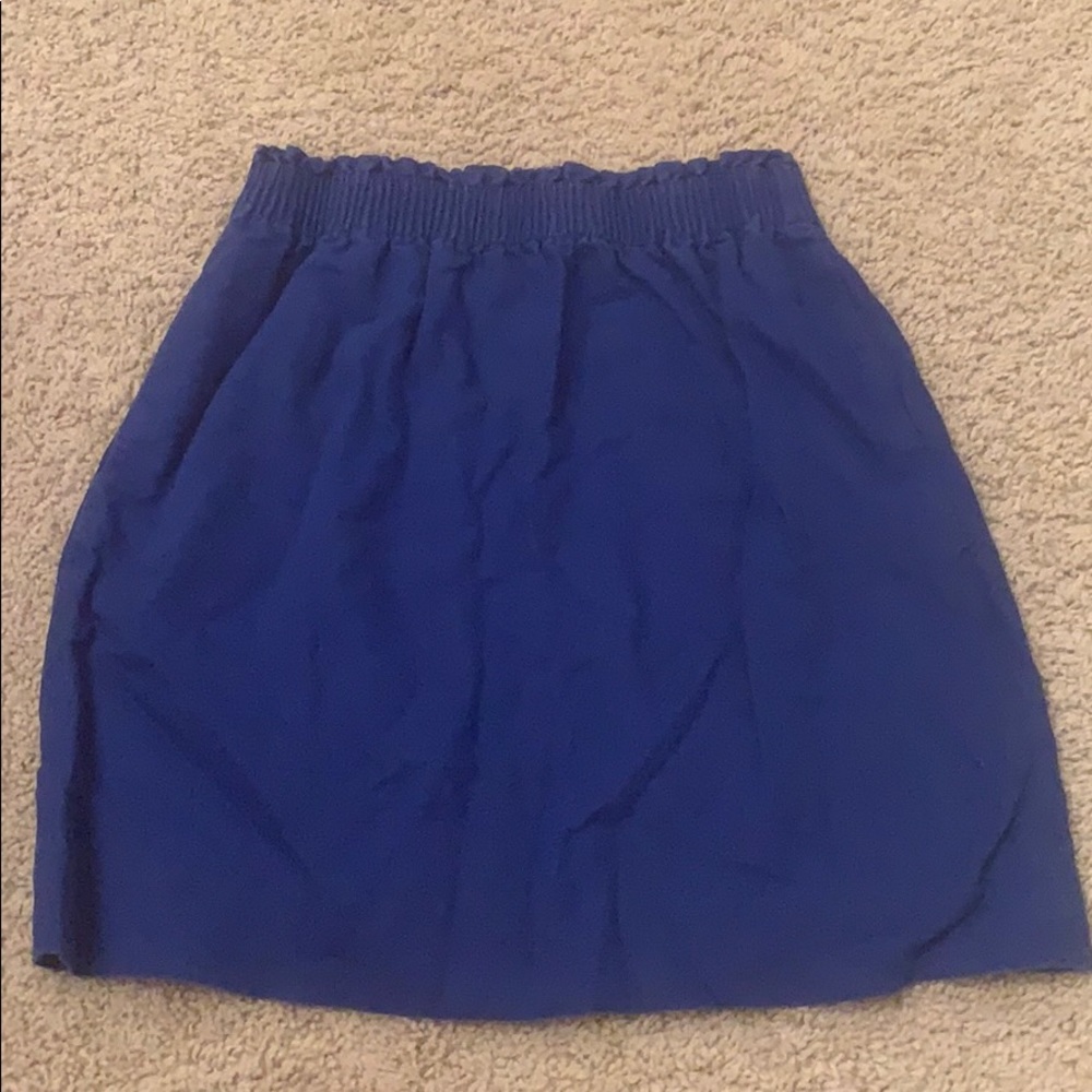 Blue J crew skirt